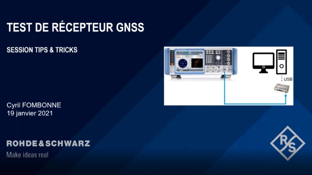 Webinar : Mesure de performances de récepteur GNSS
