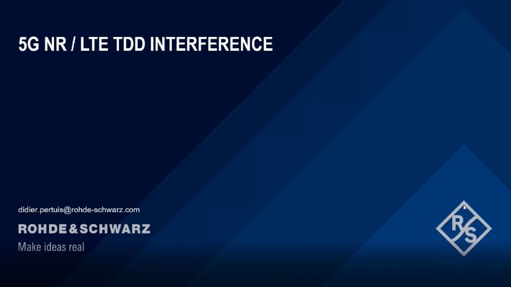 Interférences TDD (LTE, 5G)