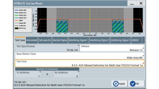 Test case wizard main dialog Test case wizard main dialog