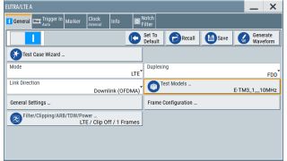 Main menu, base station settings (downlink). Main menu, base station settings (downlink).