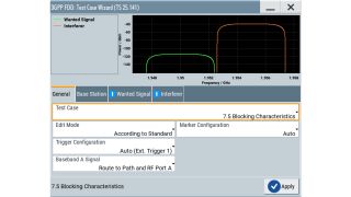 Test case wizard main dialog Test case wizard main dialog