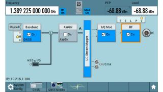 The SMBV100B can generate GNSS signals for all frequency bands at once, simplifying multi-frequency test setups. The SMBV100B can generate GNSS signals for all frequency bands at once, simplifying multi-frequency test setups.