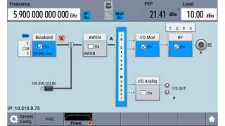 Пользовательский интерфейс SMBV100B
