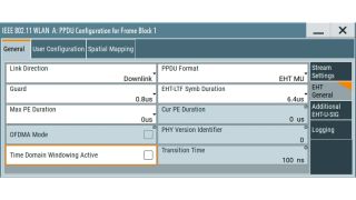 Configuration of protocol fields (PPDU)