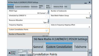 User defined constellation points for PDSCH User defined constellation points for PDSCH