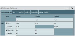 GNSSシミュレーションの設定 GNSSシミュレーションの設定