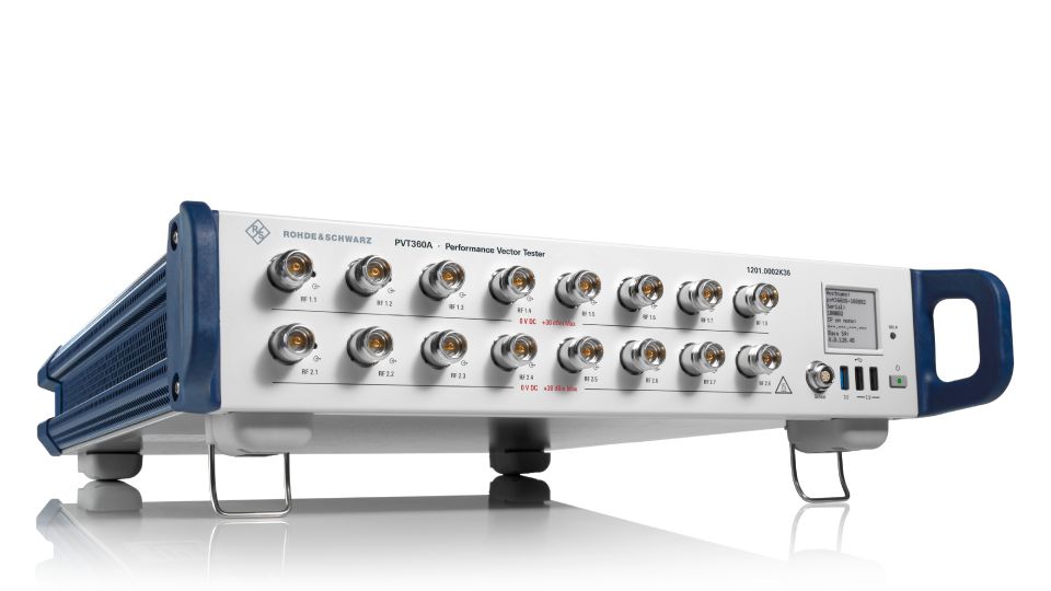 pvt360a performance vector tester hero view rohde schwarz 200 62258 960 540 5 New R&S PVT360A one box solution for FR1 base station, small cell, and RF component characterization and production test