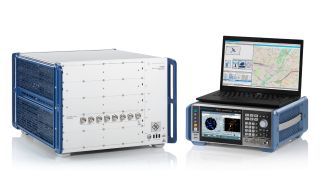 The test solution is based on Rohde & Schwarz’ CMX500 radio communication tester with the NG eCall option. The test solution is based on Rohde & Schwarz’ CMX500 radio communication tester with the NG eCall option.