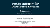 Power integrity for distributed systems Power integrity for distributed systems