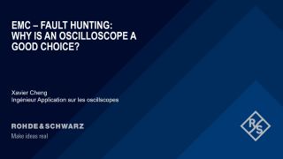 Recherche de défauts CEM : Pourquoi un oscilloscope est-il un bon choix ? 