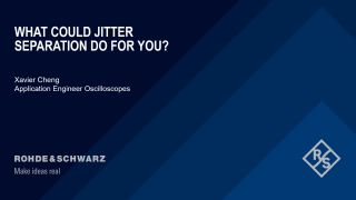 Qu’est-ce que la décomposition du Jitter peut-elle vous apporter ?