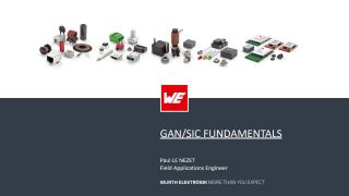 WE Power Electronics GAN/SIC Fundamentals 