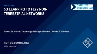 5G learning to fly? Non-terrestrial networks 5G learning to fly? Non-terrestrial networks