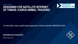 Designing for Satellite Internet of Things- ICARUS animal tracking Designing for Satellite Internet of Things- ICARUS animal tracking