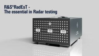 Product video: R&S®RadEsT – The essential in radar testing Product video: R&S®RadEsT – The essential in radar testing