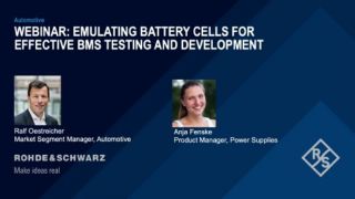 Testlösungen für Batteriemanagementsysteme