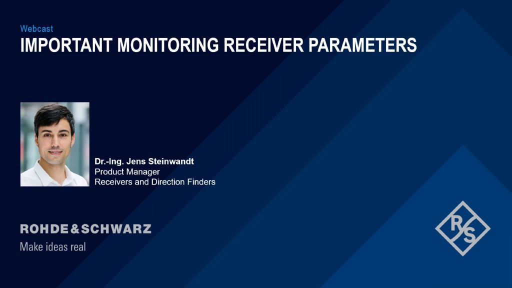 Important monitoring receiver parameters