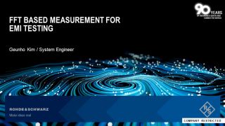 Faster & more powerful EMI measurement with FFT 