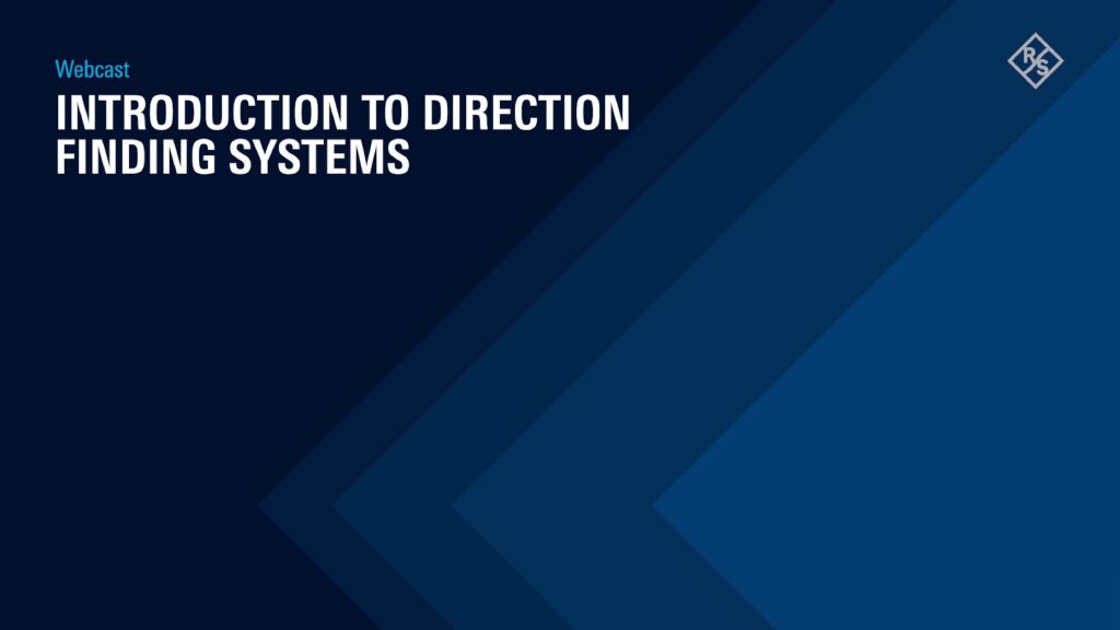 Introduction to direction finding systems webcast 