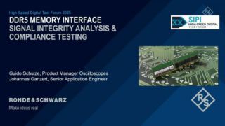 DDR Memory Interfaces: Signal Integrity Analysis & Compliance Testing