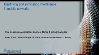 Webinar Identifying and eliminating interference in mobile networks Webinar Identifying and eliminating interference in mobile networks