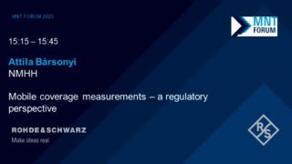 Mobile coverage measurements - a regulatory perspective Mobile coverage measurements - a regulatory perspective