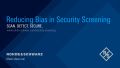 Reducing bias in security screening with the Rohde & Schwarz security scanners