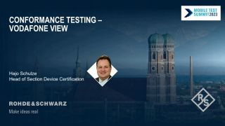 Conformance testing – Vodafone view
