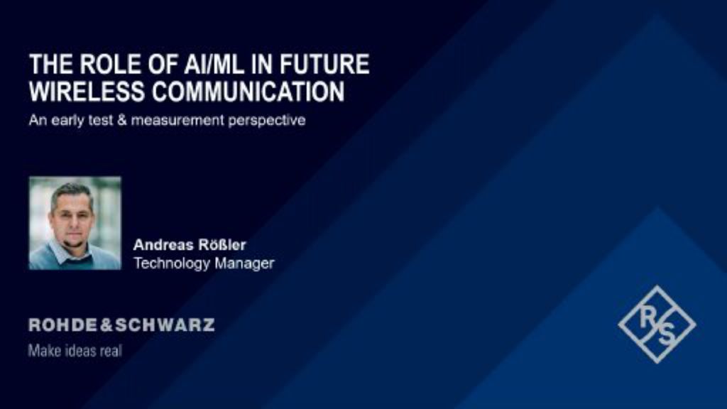 The role of AI/ML in future wireless communication