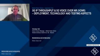 Webinar: 5G IP throughput performance and 5G Voice over NR (VoNR) – deployment, technology and testing aspects