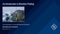 Webinar: An Introduction to Direction Finding Webinar: An Introduction to Direction Finding