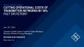 Cutting operational costs of transmitter networks by 50%: Fact or fiction?