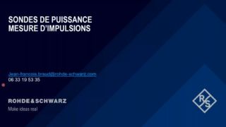 Sondes - Mesures d'impulsions