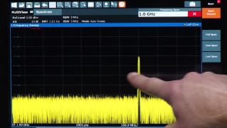 R&S®FSW multi-touch interface