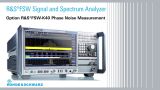 Phase noise measurement with the R&S®FSW signal and spectrum analyzer from Rohde & Schwarz