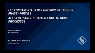 Webinar : Les fondamentaux de la mesure de bruit de phase - Partie 2