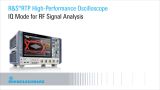 R&S®RTP Oscilloscope for RF signal analyis R&S®RTP Oscilloscope for RF signal analyis