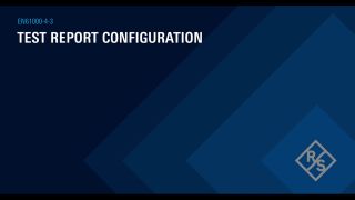 Test Report Configuration Test Report Configuration