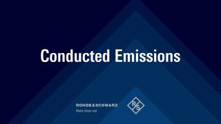 Conducted emissions Conducted emissions
