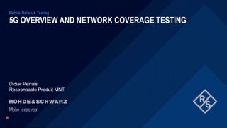 Webinar : La mesure de couverture 5G