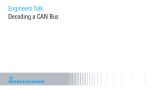 Decoding a CAN Bus Decoding a CAN Bus