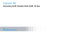 Decodierung eines CAN-FD-Busses mit flexiblen Daten