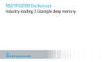 Industry-leading 2 Gsample deep memory