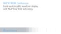 Easily customizable waveform display with R&S®SmartGrid technology