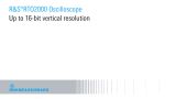 Up to 16 bit vertical resolution  Up to 16 bit vertical resolution