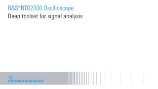 Deep toolset for signal analysis