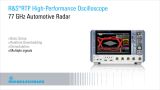 R&S®RTP Oscilloscope for Automotive Radar (part 4) R&S®RTP Oscilloscope for Automotive Radar (part 4)