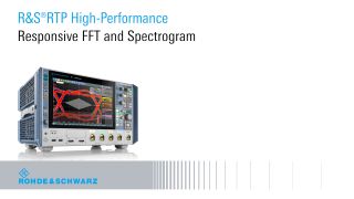 Responsive FFT and spectogram