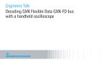 Decoding CAN Flexible Data CAN-FD bus with a handheld oscilloscope Decoding CAN Flexible Data CAN-FD bus with a handheld oscilloscope