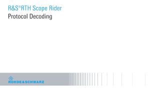 Serial protocol decode
